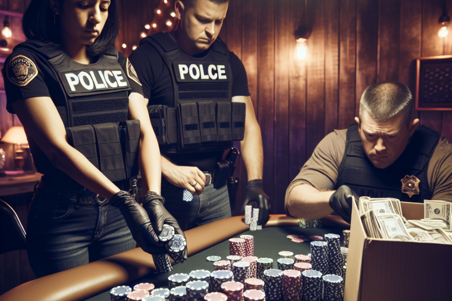 Phòng Poker Texas Bắt Giữ Nhóm Trộm In Chip Giả Mạo Hàng Nghìn USD
