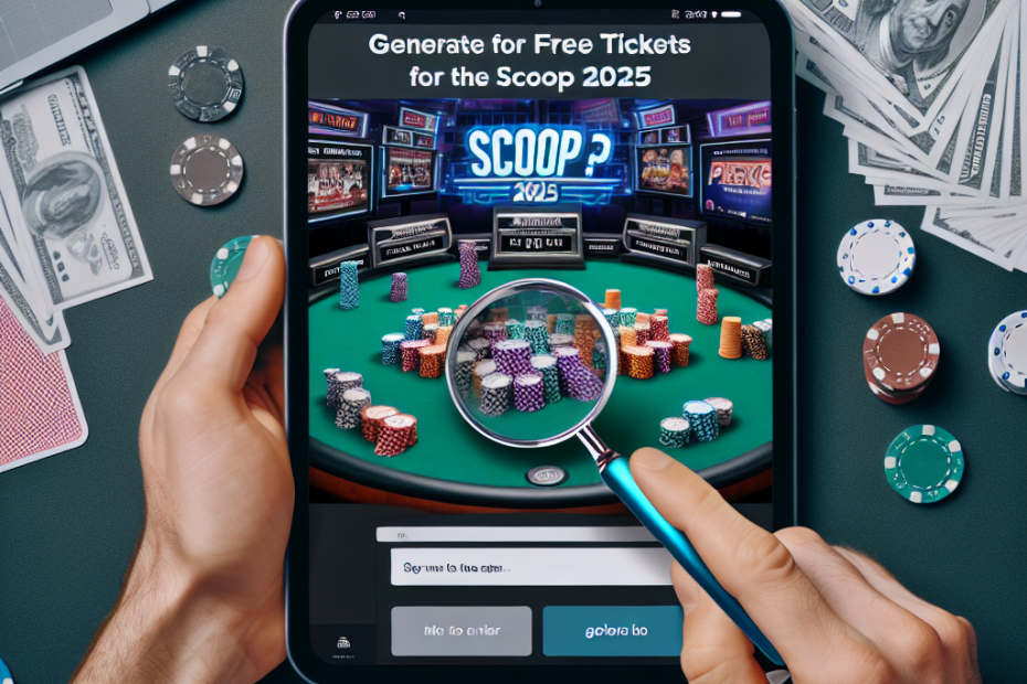 Cơ Hội Nhận Vé Tham Dự Main Event SCOOP 2025 Trị Giá $1,050 Hoàn Toàn Miễn Phí Cùng PokerNews
